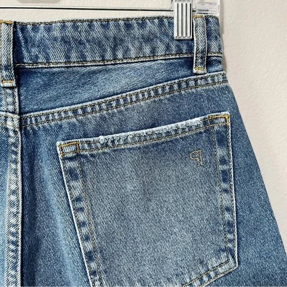 Anthropologie Pilcro Lover Crystal Embellished Denim Jean Shorts Size 26 NEW - Picture 10 of 14